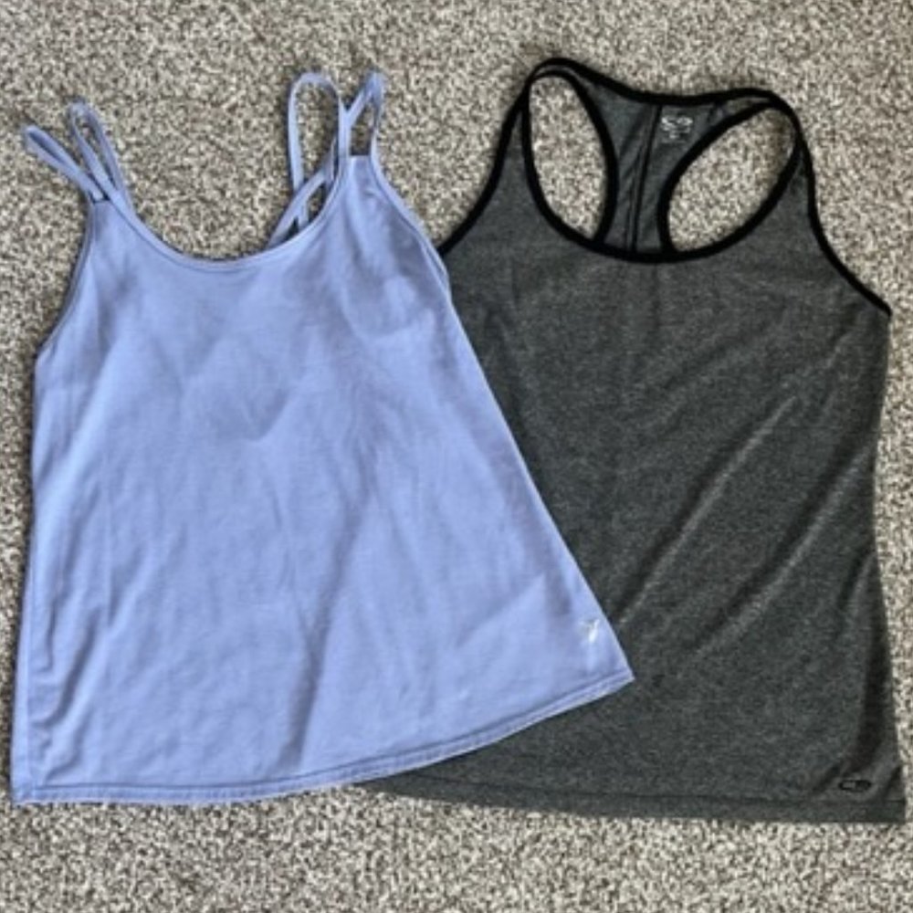Womens Athletic Tank Tops - Lot of 2 (Champion/Old Navy)
